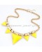  Triangle Clavicle Gold Plated Necklace